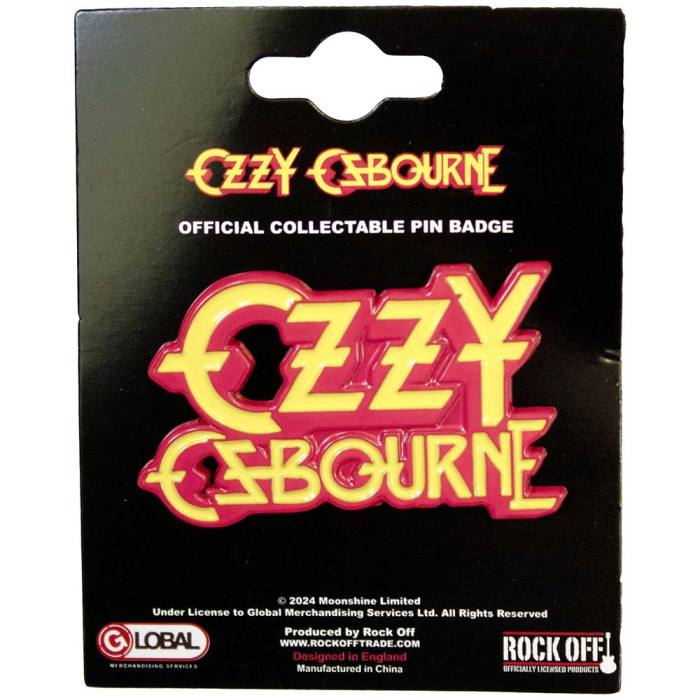 Ozzy Osbourne Značka: Stacked Logo 133118
