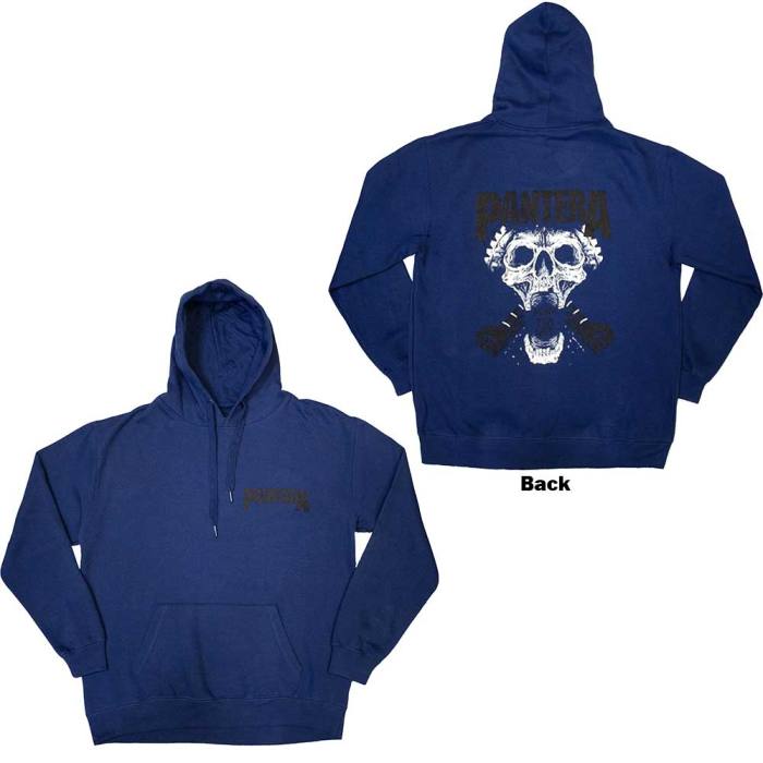 Pantera Unisex Pullover Hoodie: Mouth For War B&W (Back Print) 133124