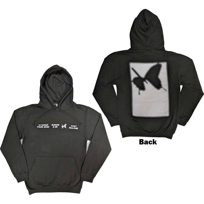 Post Malone Unisex Pullover Hoodie: Inverse Butterfly 133249