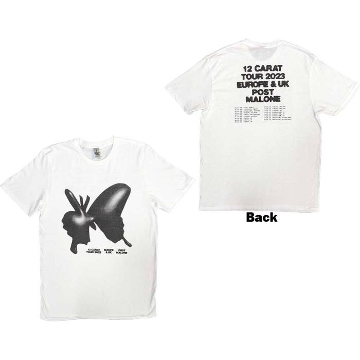 Post Malone Unisex T-Shirt: Inflatable Butterfly 2023 Tour 133323