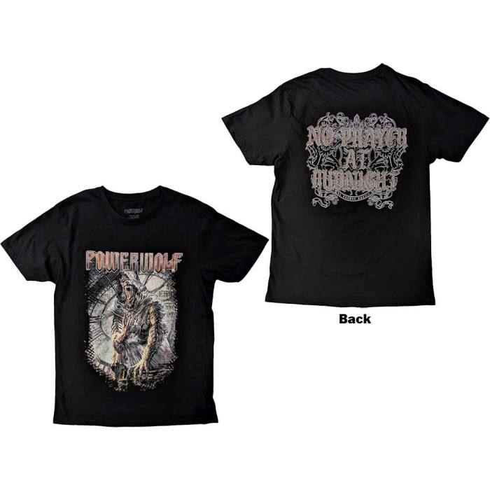 Powerwolf Unisex T-Shirt: No Prayer (Back Print) 133451