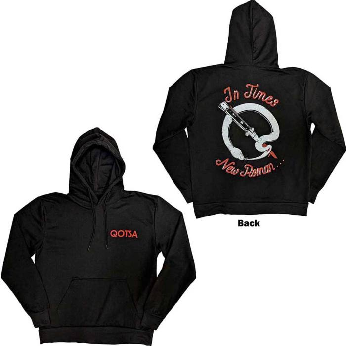Queens Of The Stone Age Unisex Pullover Hoodie: Snake Logo 133463