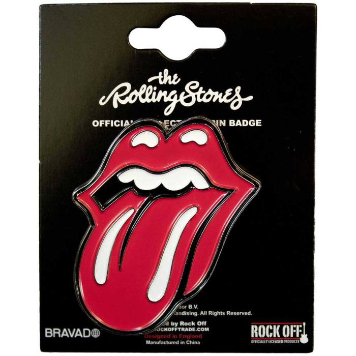 The Rolling Stones Pin Badge: Classic Tongue Large 133660