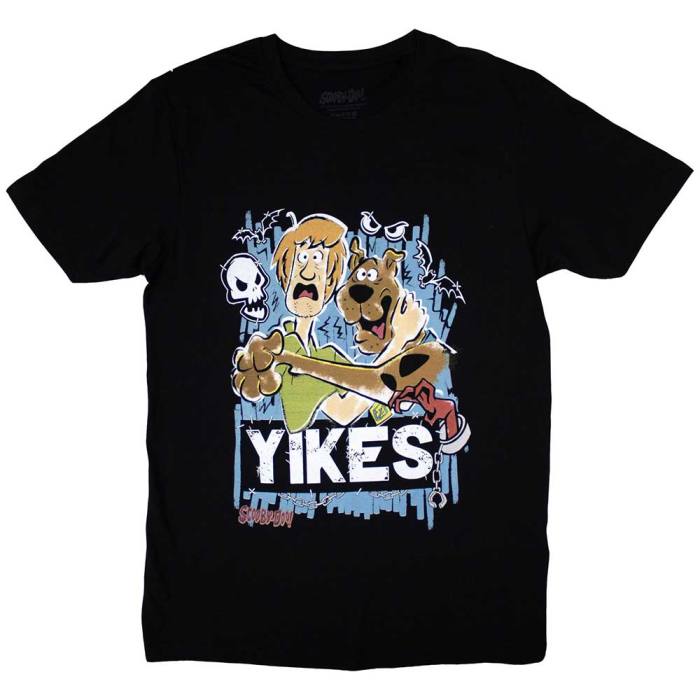 Scooby Doo Unisex T-Shirt: Yikes! (črn) 133754