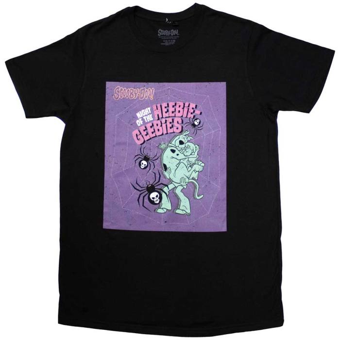 Scooby Doo Unisex T-Shirt: Heebie-Geebies (črn) 133760