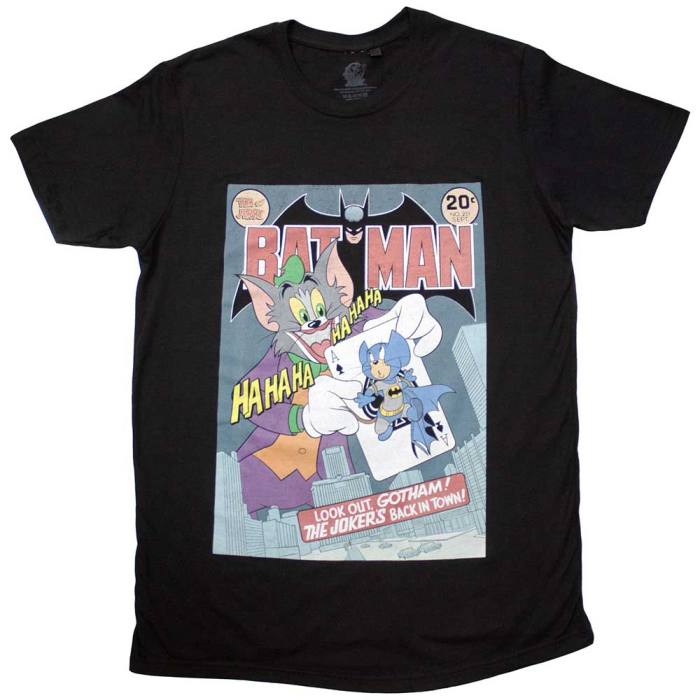 Tom & Jerry Unisex T-shirt: Batman Comic (Črna) 134450