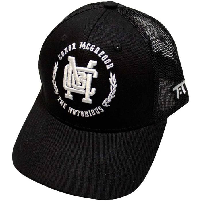 Tokyo Time Unisex Mesh Back Cap: UFC McGregor White Wreath Logo 134649