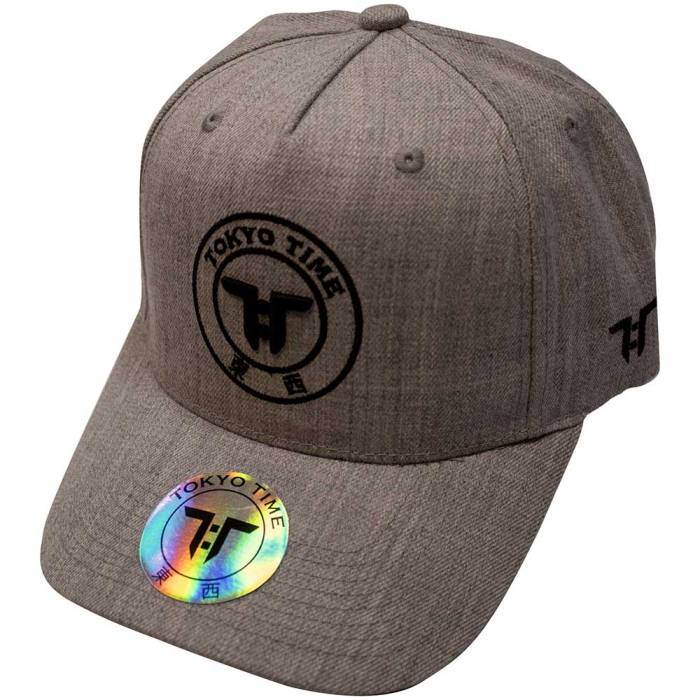 Tokyo Time unisex kapa s ščitnikom TT Core Black Logo (siva) 134651