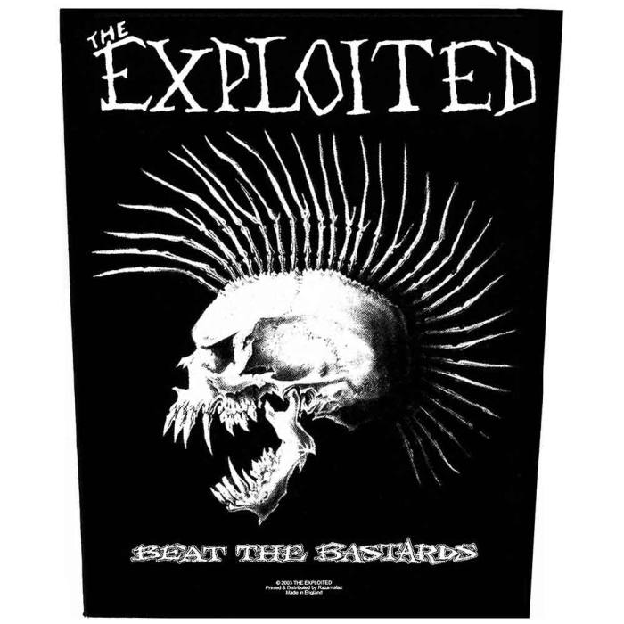 The Exploited Beat the Bastards hrbtni našitek 135698