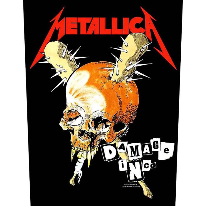Našitek Metallica Damage Inc Hrbtni 135789