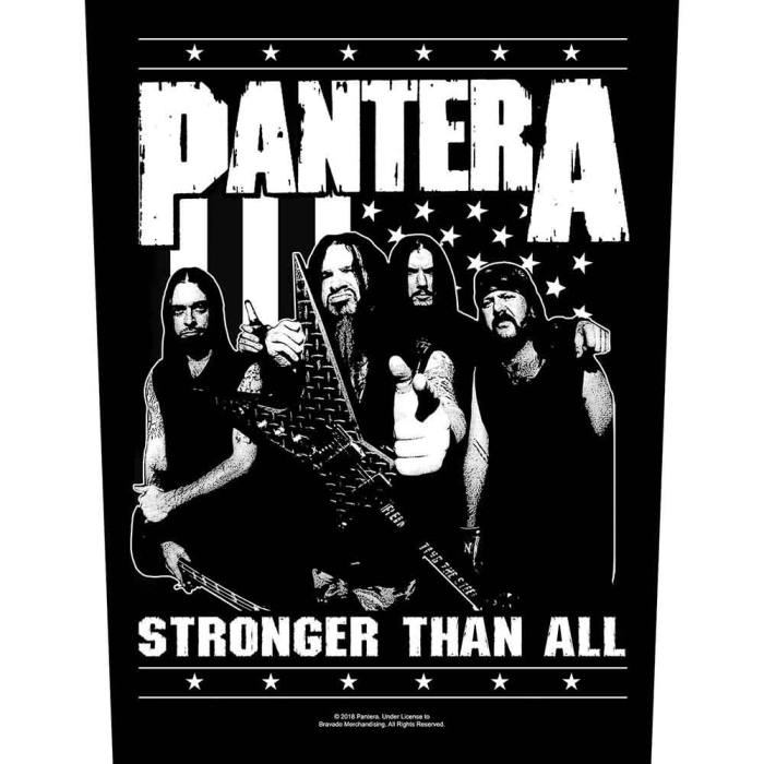 Stronger Than All - Našitek Veliki Hrbtni 135821