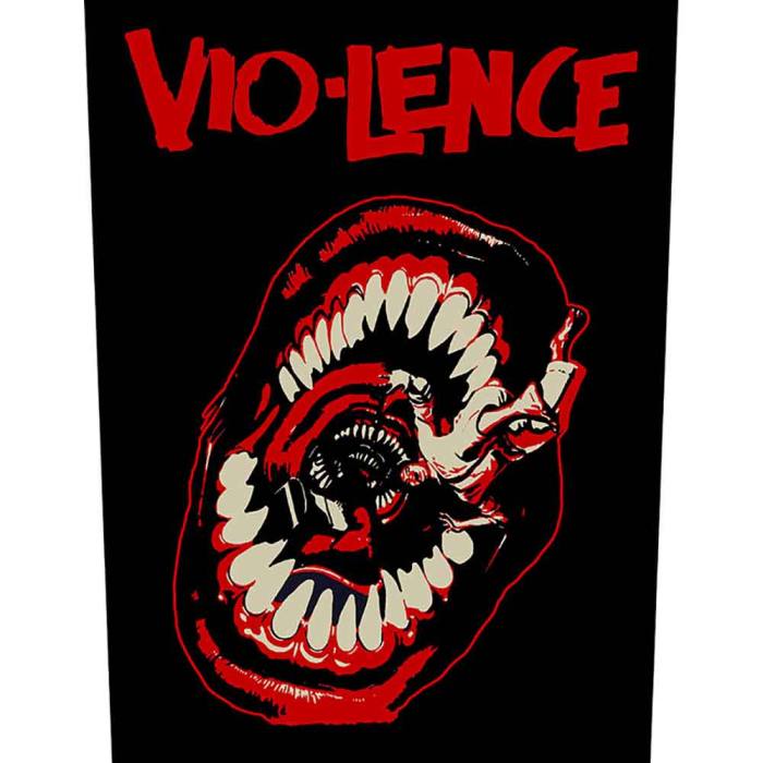 Našitek Veliki Hrbtni Vio-lence Eternal Nightmare 135833