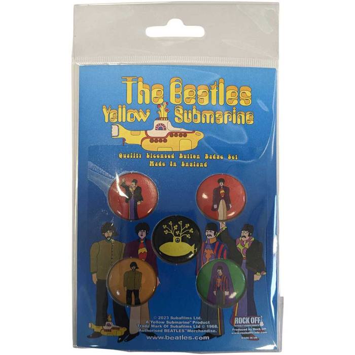 The Beatles Button Badge Pack: Yellow Submarine 135019