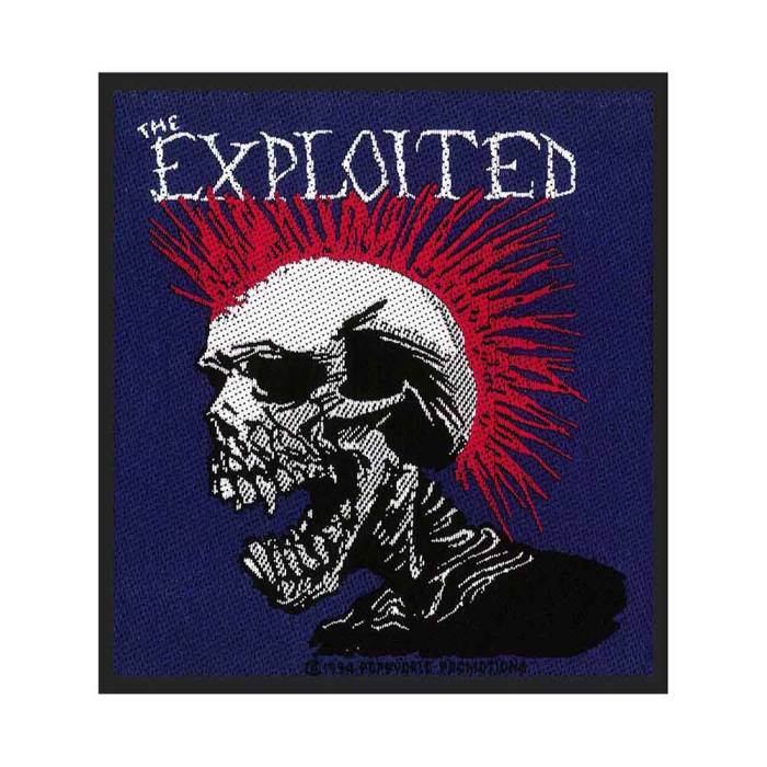 Našitek Exploited Skull Navy 146501