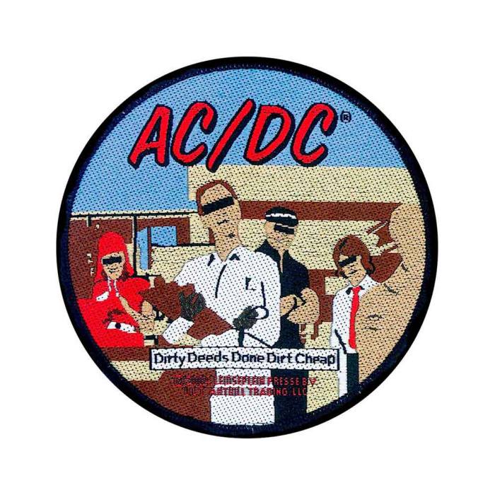 AC/DC našitek Dirty Deeds 146520