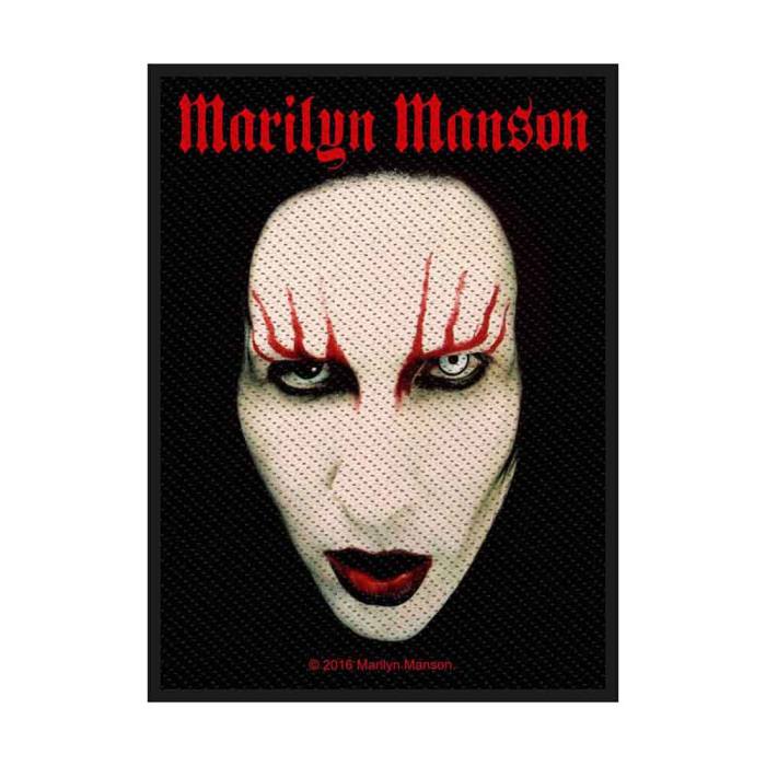Našitek Marilyn Manson Face 146655