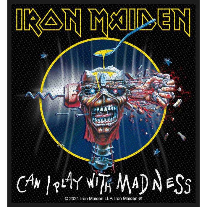 Iron Maiden standard našitek Can I Play With Madness (Retail Pack) 147076