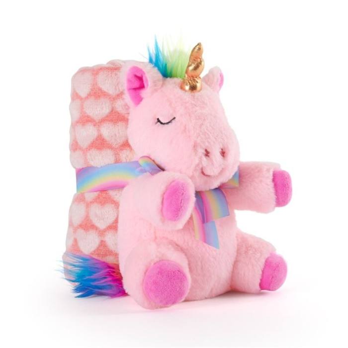 Lily Unicorn mehka odeja + plišasta igrača 22cm 177179