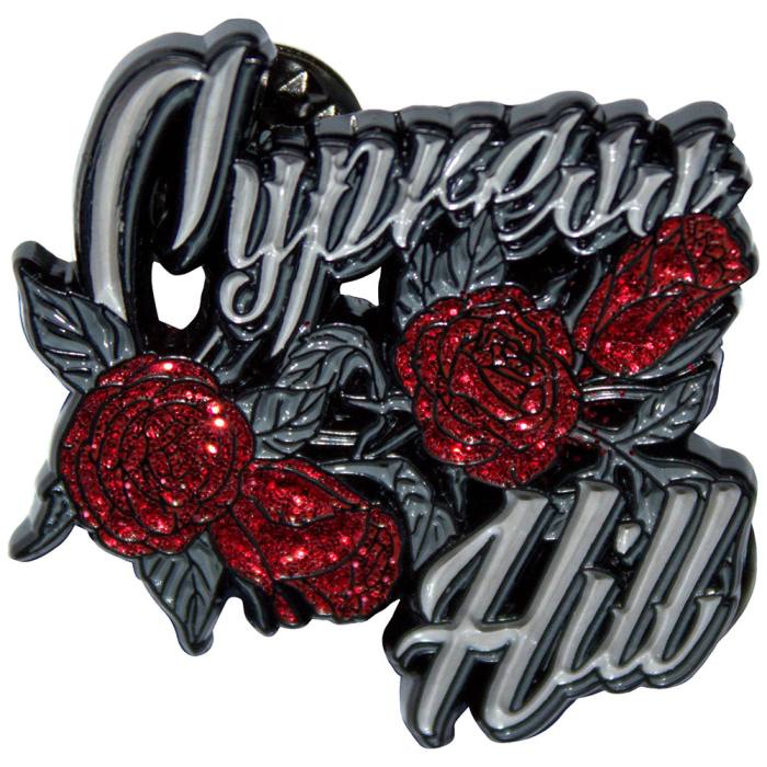 Cypress Hill Pin Badge: Roses Logo 196894