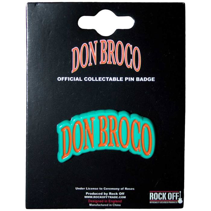 Don Broco Pin Badge: Orange Logo 196912