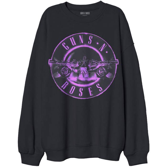 Guns N' Roses Unisex Sweatshirt: Pink Bullet (Oversized) 197743
