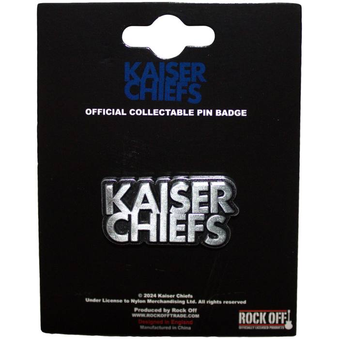 Kaiser Chiefs Pin Badge: Skewed Logo 198378