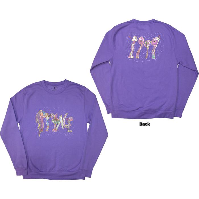 Prince Unisex Sweatshirt: 1999 (Back Print) 199708