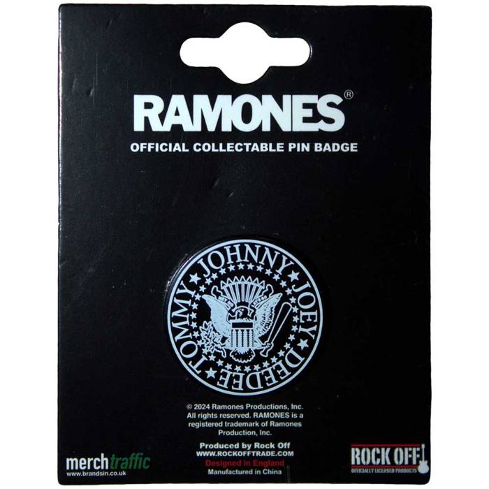 Ramones Pin Badge: Presidential Seal Emblem 199869