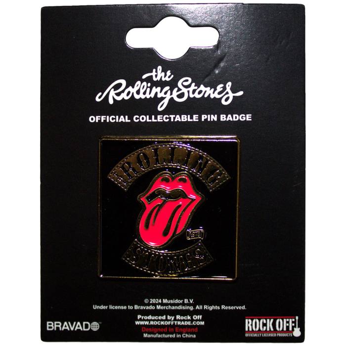 The Rolling Stones Pin Badge: Tour '78 Gold 199990