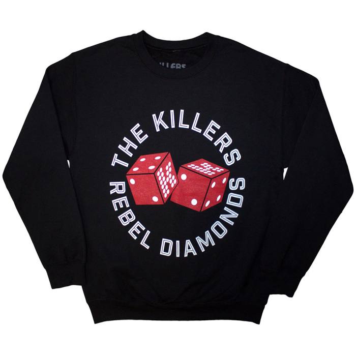 The Killers Unisex Sweatshirt: Tour '24 Rebel Diamonds Dice 200965