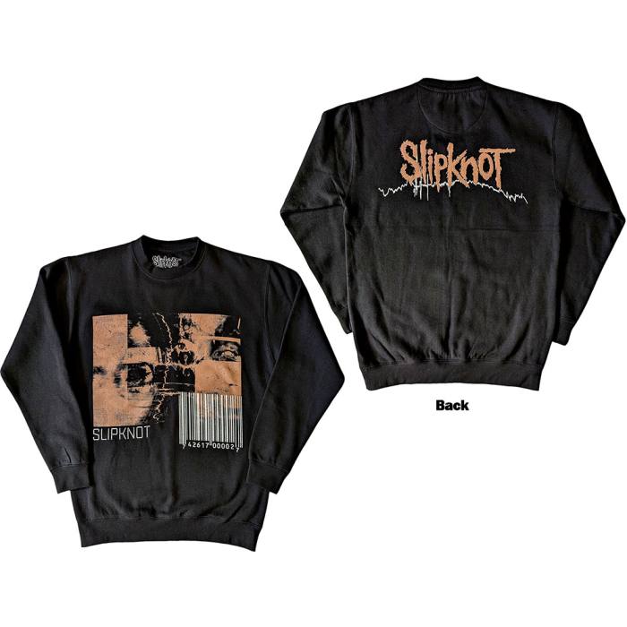 Slipknot Unisex Sweatshirt: The End, So Far Faces & Barcode 200162