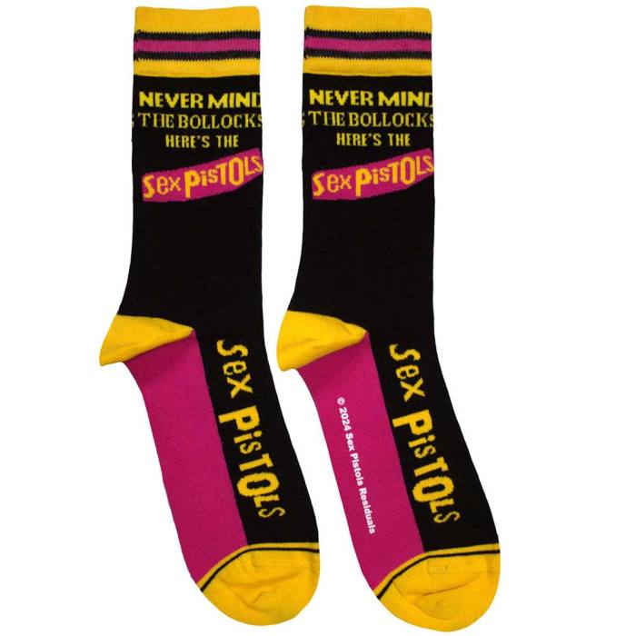 The Sex Pistols Unisex Ankle Socks: Never Mind The Bollocks Stripes 200401