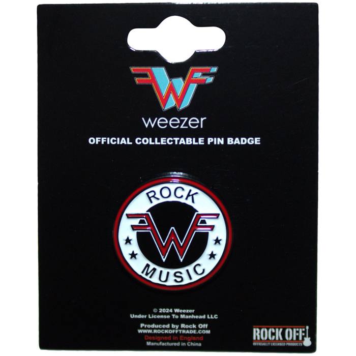 Weezer Pin Badge: Rock Music Emblem 200795
