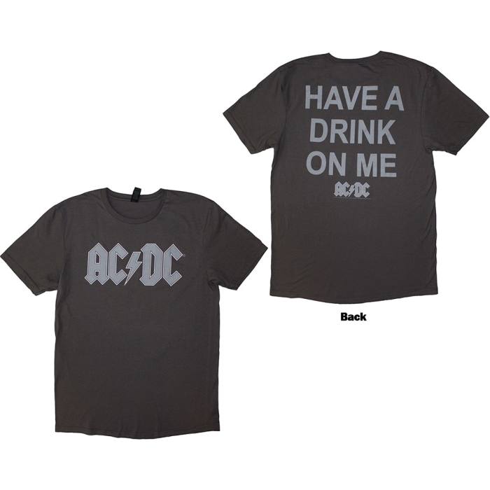 AC/DC Unisex T-Shirt: Have A Drink On Me (Back Print) 201343