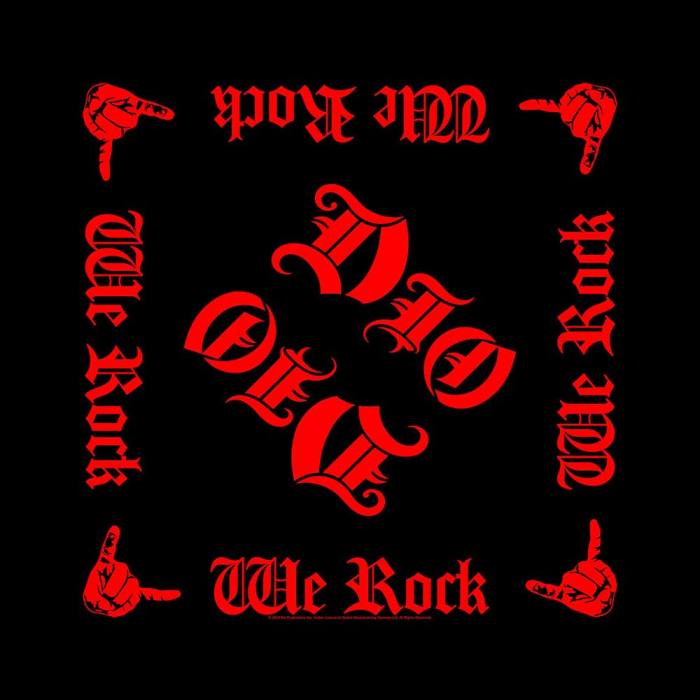 Dio Unisex Bandana: We Rock 201662