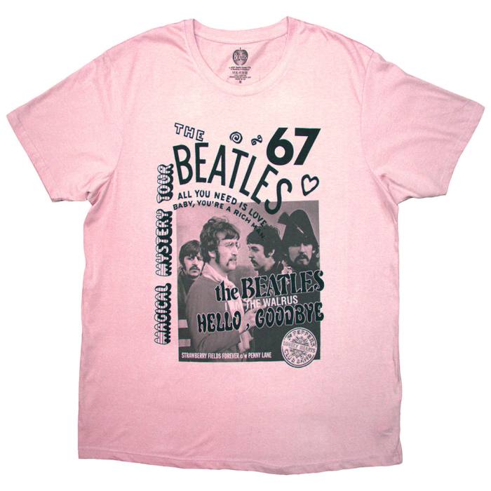 The Beatles Unisex T-Shirt: 1967 (Roza) 201948