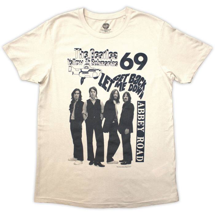 The Beatles Unisex T-Shirt: 1969 (Sand) 201978