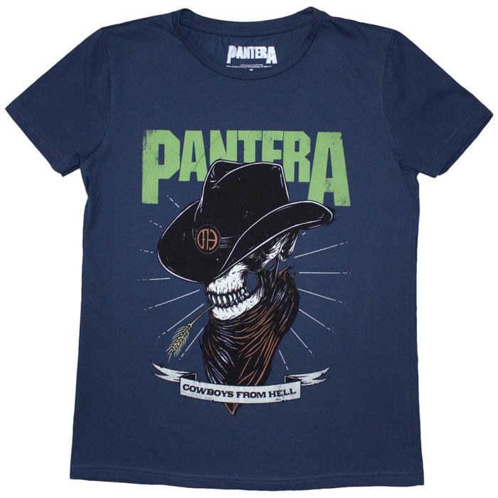 Pantera Ladies T-Shirt: Skeleton Cowboy 201135