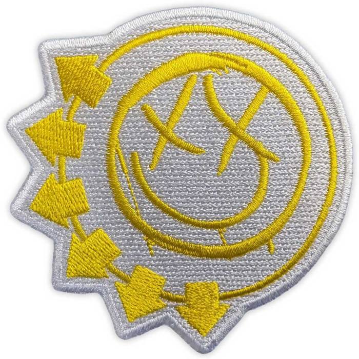 Blink-182 Standard Patch: Yellow Six-Arrow Smile 202227