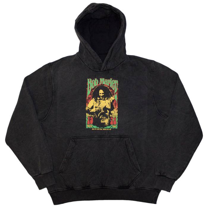 Bob Marley Unisex Pullover Hoodie: 1978 202335
