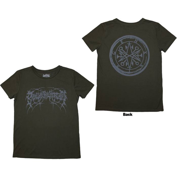 Bring Me The Horizon Ladies T-Shirt: Metal Logo Genxsis 202382