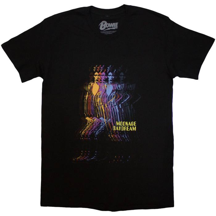 David Bowie Unisex T-Shirt: Moonage Multi Davids 202456