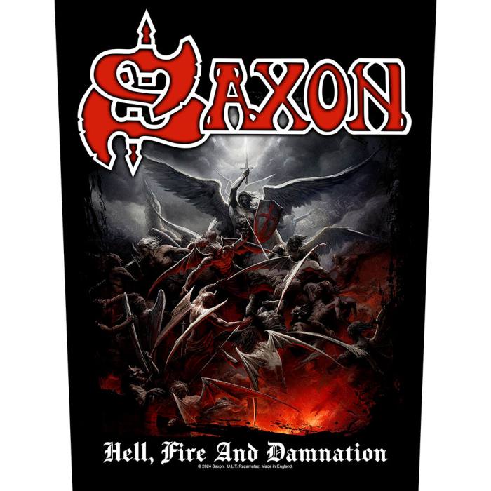 Saxon Back Patch: Hell, Fire And Damnation 202490
