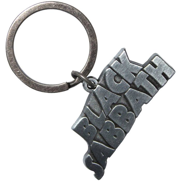 Black Sabbath Keychain: Silver Wavy Logo 202522