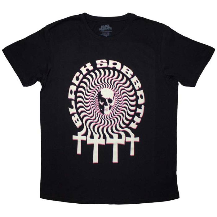 Black Sabbath Unisex T-Shirt: Hypnotic Skull 202547