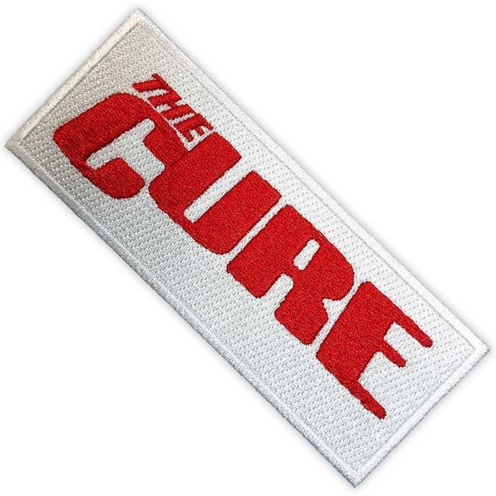 The Cure Woven Patch: Red Logo 202655