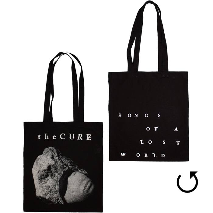 The Cure Cotton Tote Bag: Songs of a Lost World (Black) (Back Print) 202668