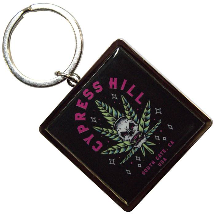 Cypress Hill Keychain: Leaf Skull 202695