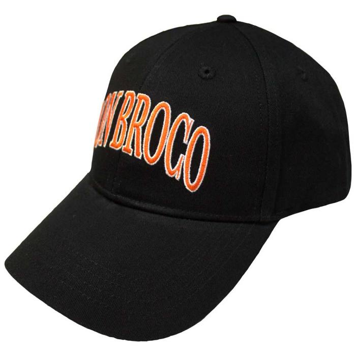 Don Broco Unisex Baseball Cap: Orange Logo (Black) 202706