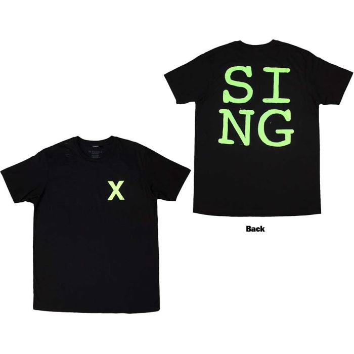 Ed Sheeran Unisex T-Shirt: Multiply Pocket - Sing 202866